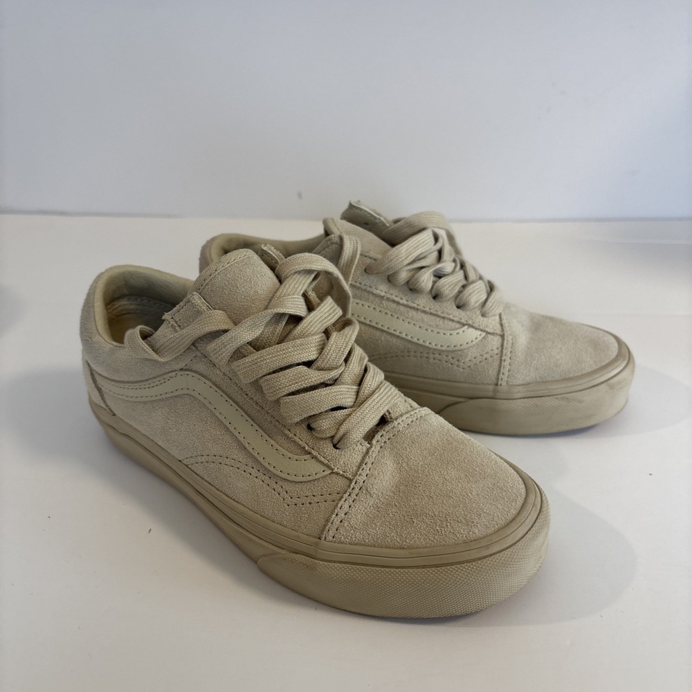 Vans Off The Wall Suede Low Tan Mens 4  S002